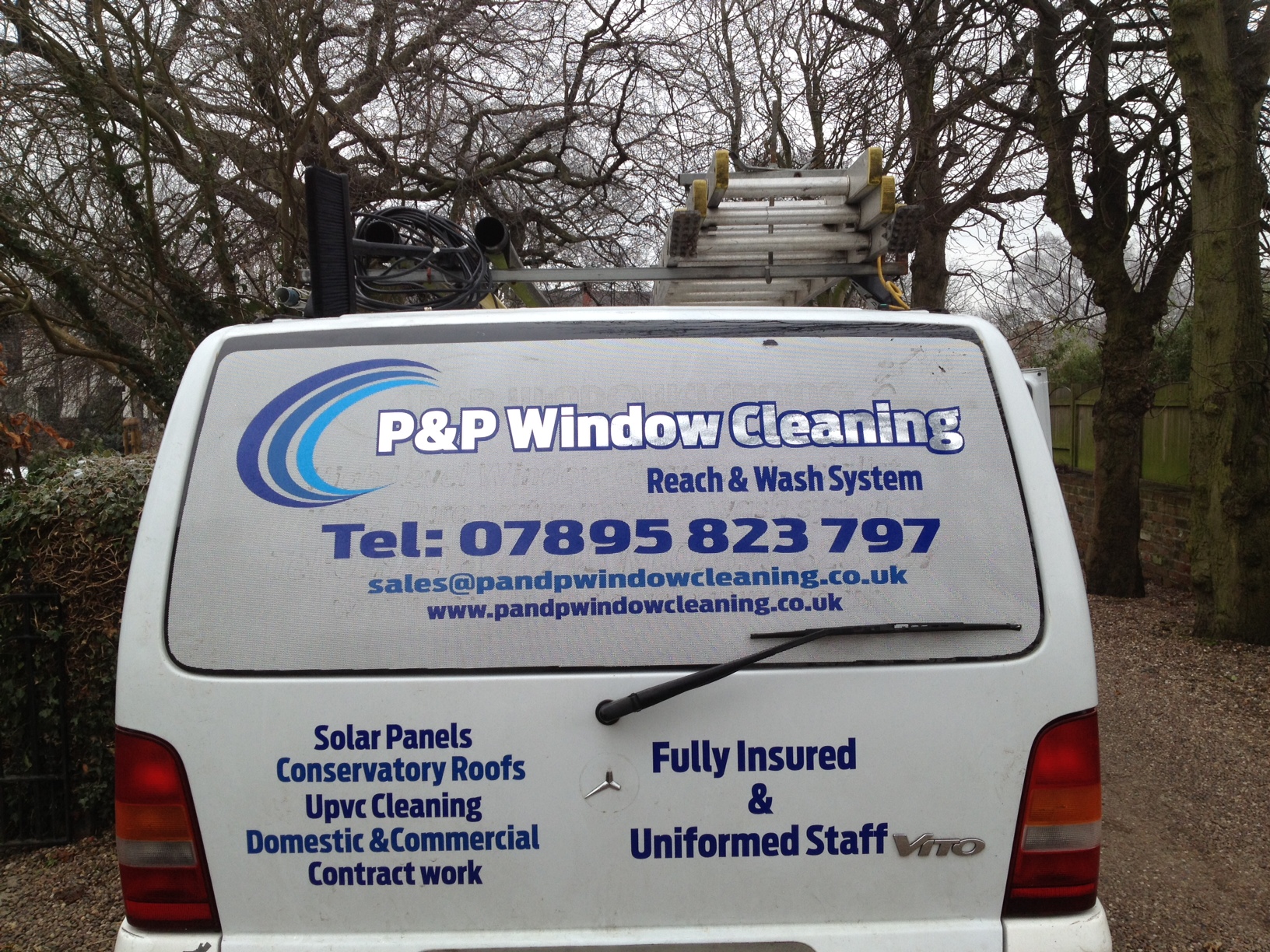 P & P Window Cleaners in Wakefield Photos of our team at work at